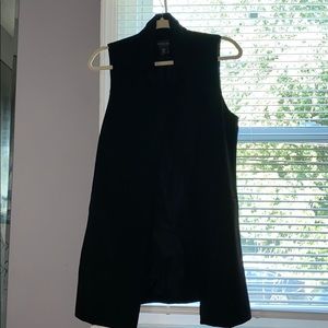 Black Sleeveless blazer